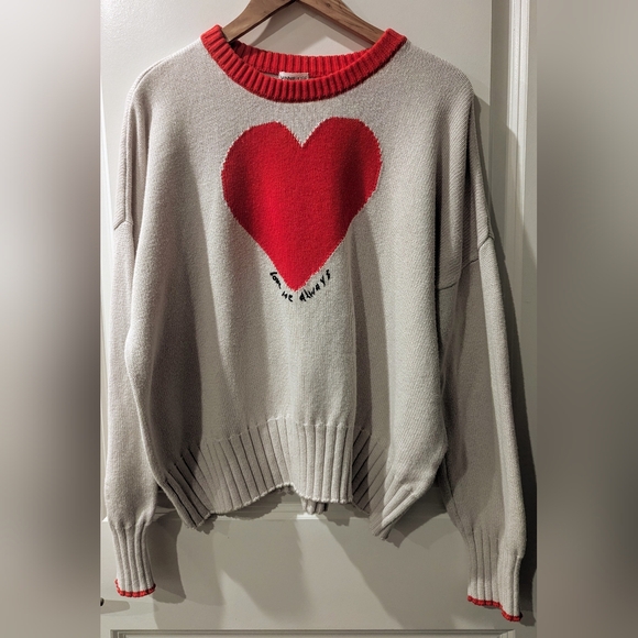Minnie Rose Love Me Always Cotton Cashmere Blend Sweater XL - Picture 2 of 12